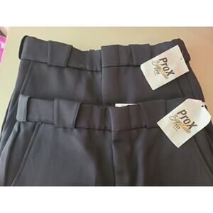 NWT Flying Cross ProX Command navy blue unhemmed uniform pants - 4 REG -lot of 2